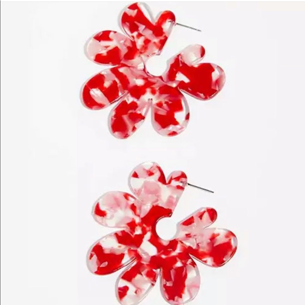 Flower style hoops